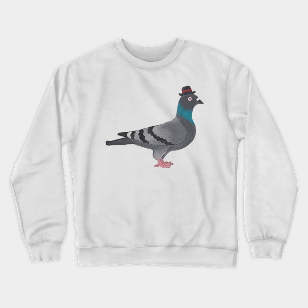 Mr. Pigeon Crewneck Sweatshirt by Vera T.